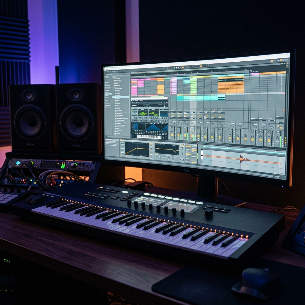 Music production session by Alexander Blue