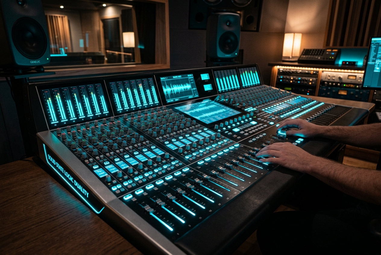 Hybrid Analog Studio Console