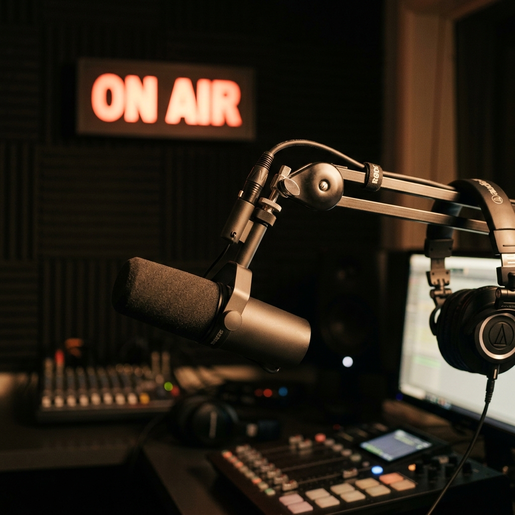 Professional studio microphone